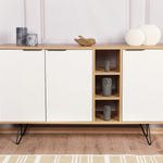 Console Table Clara Console - Oak, White
