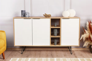 Console Table Clara Console - Oak, White