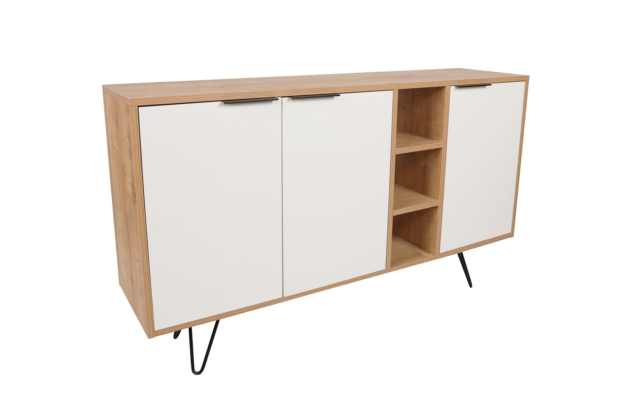 Console Table Clara Console - Oak, White