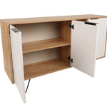 Console Table Clara Console - Oak, White