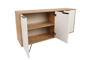Console Table Clara Console - Oak, White