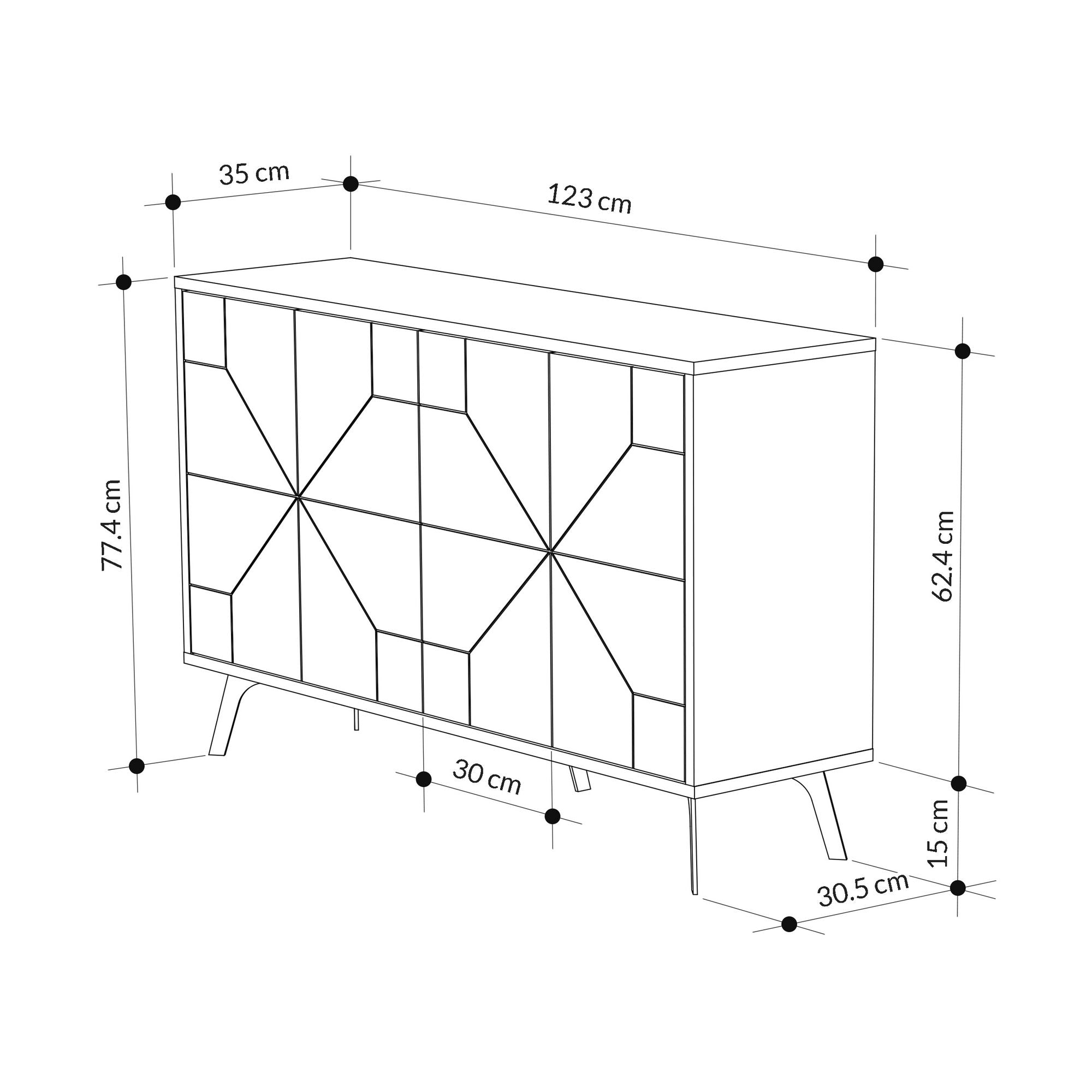 Console Table Dune - Oak