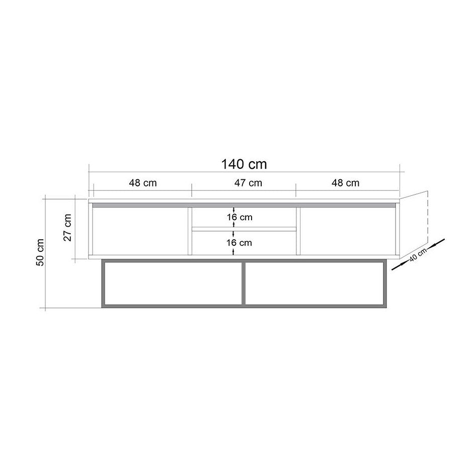 TV Stand Rodez 140