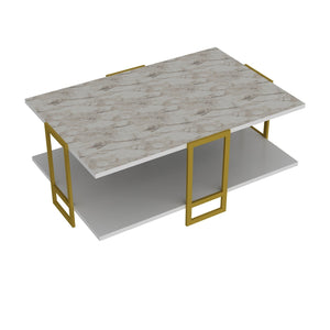 Coffee Table Polka - White