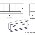 Console Table Polka - White