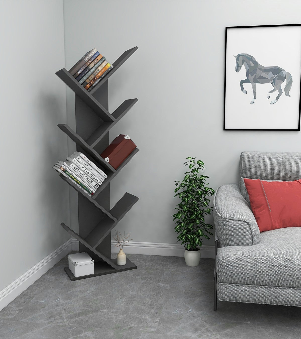Bookshelf Hitit - Anthracite