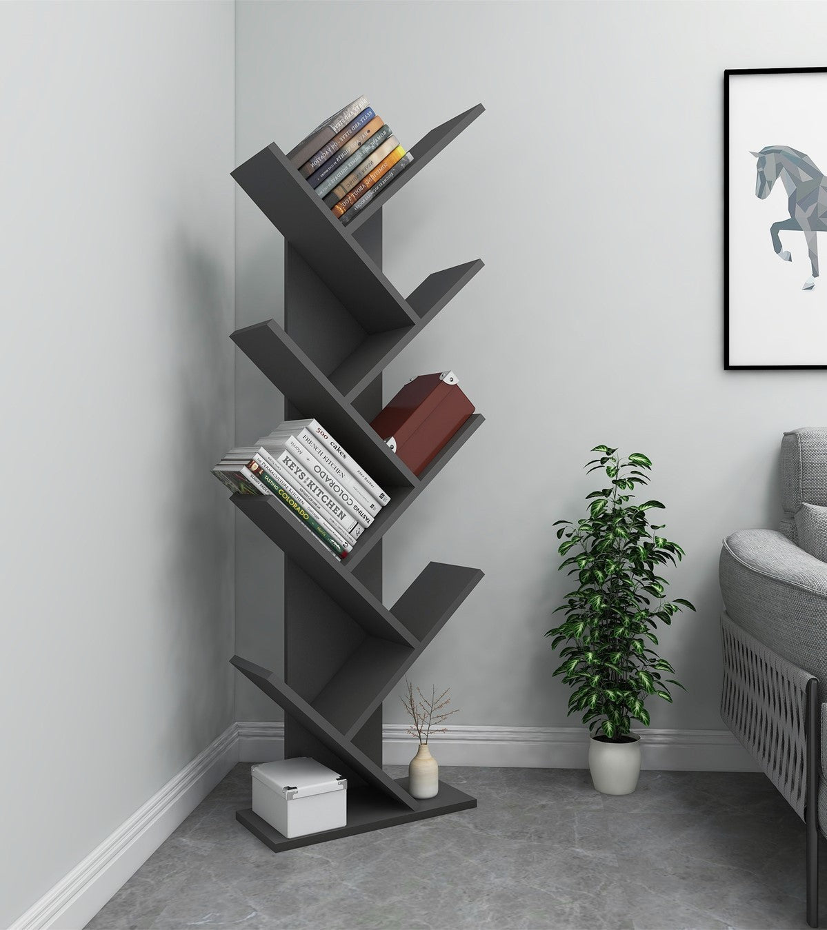 Bookshelf Hitit - Anthracite