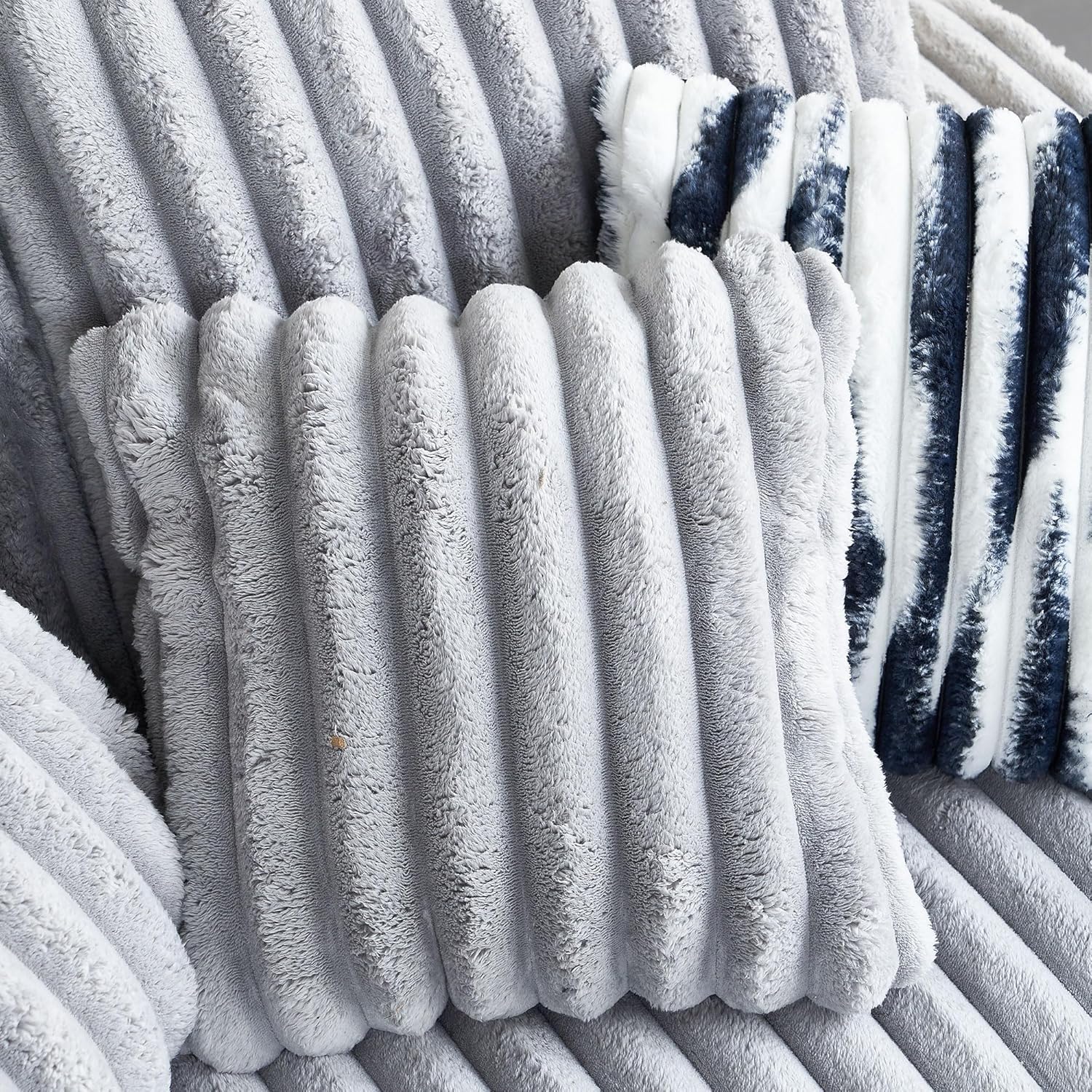 Fluffy Corduroy Loveseat