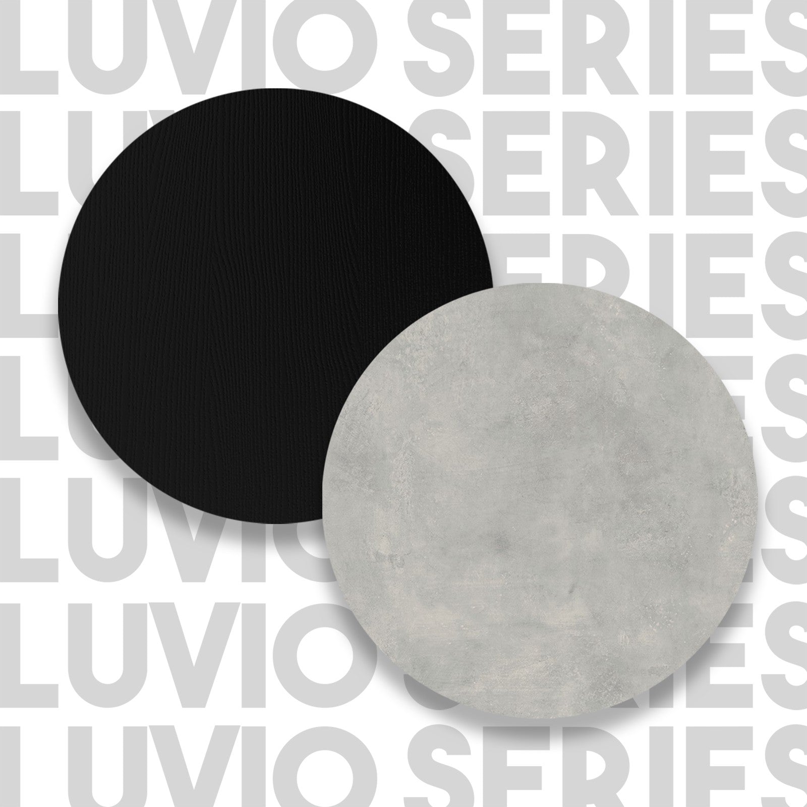 Nightstand LV24-TL - Silver Black