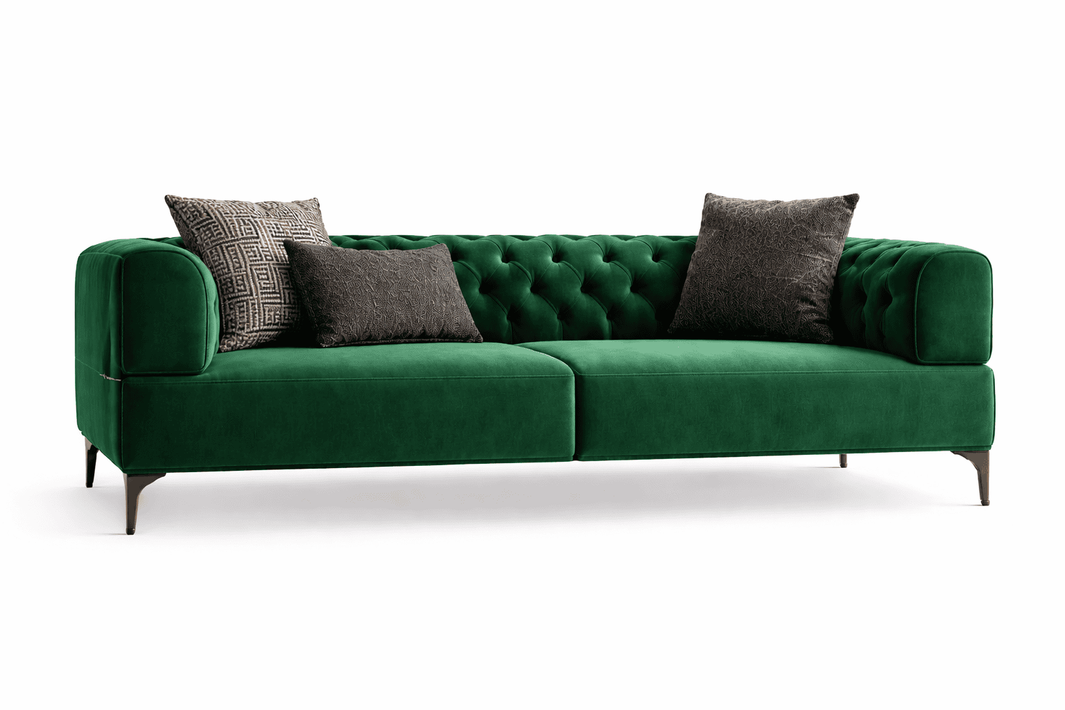 Modern Velvet Chesterfield 2 Seater Couch – Figure It Out Furniture