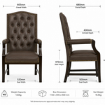Office Chesterfield Chairs Leather-PU