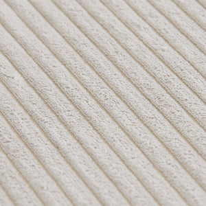 Corduroy  Ottoman- Beige