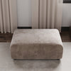 Corduroy  Ottoman- Light Brown