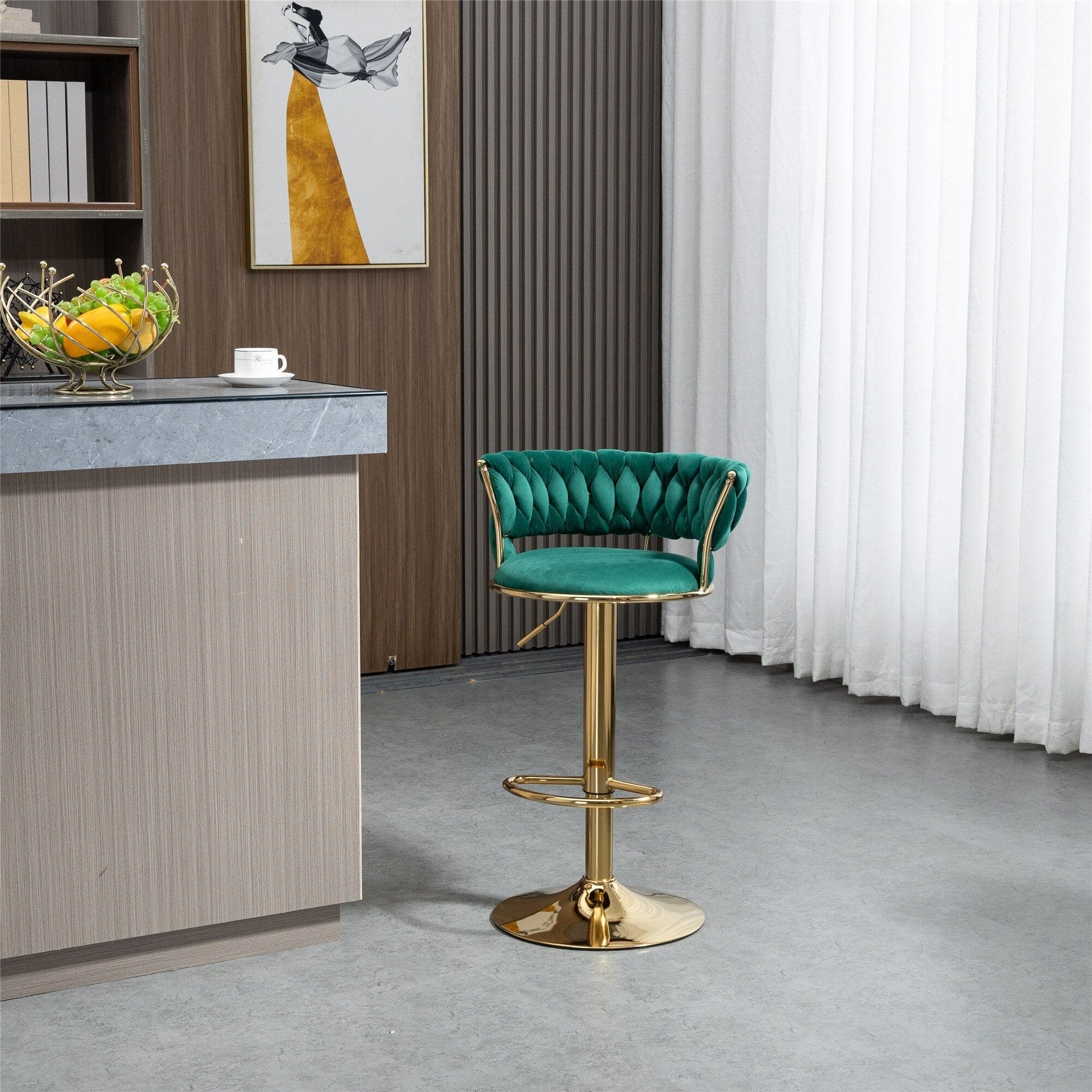 Velvet Bar Stool
