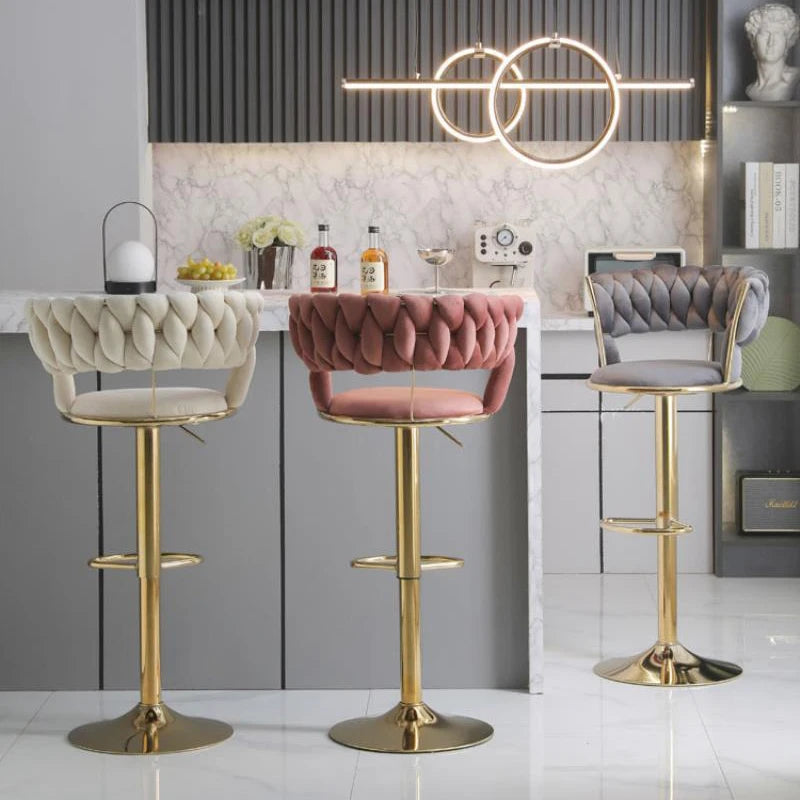 Velvet Bar Stool