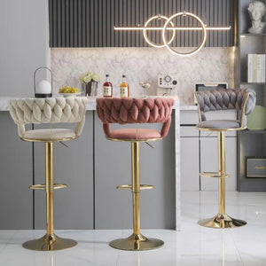 Velvet Bar Stool