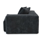 Corduroy, 4 Seater Modular Sofa-Charcoal Grey