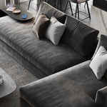 Faraai L Shape Couch- Grey