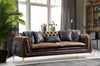 Briaton Avante Guade Luxury Leather 3 seater Sofa.