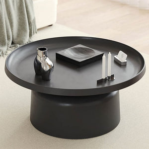 Modern pedestal style coffee table set
