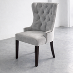 Dining table with 8 upholstered chairs