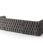Faraai Velvet U-Shape Chesterfield sofa.
