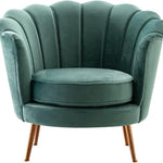 Fio Furniture  Symmetrical Velvet Brushed Grey Flower rose Couch  Set