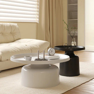 Modern pedestal style coffee table set