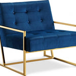 Velvet Accent Chair - Figure  It Out Furniture