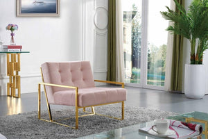 Velvet Accent Chair - Figure  It Out Furniture