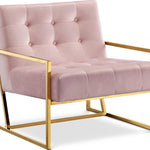 Velvet Accent Chair - Figure  It Out Furniture