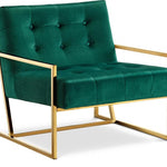 Velvet Accent Chair - Figure  It Out Furniture