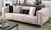 Modern Figure It Out Ivory Tufted Button 3 Seater Couch - Figure  It Out Furniture