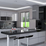 FIO Handleless Gloss White Kitchens - Figure  It Out Furniture