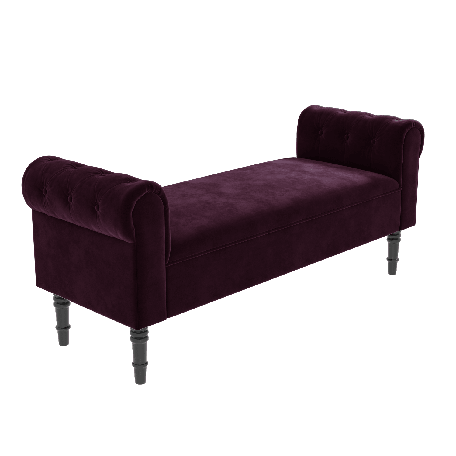 Purple end of bed bench deals