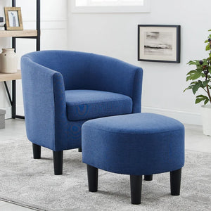 FIO Accent Chair with Ottoman - Figure  It Out Furniture
