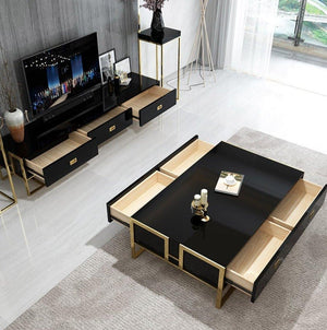 Figure It Out TV  Stand - Black - Figure  It Out Furniture