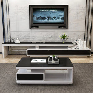 Tv stand and top matching side tables
