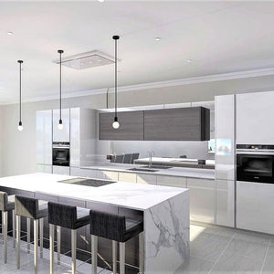 FIO Handleless Gloss White Kitchens - Figure  It Out Furniture
