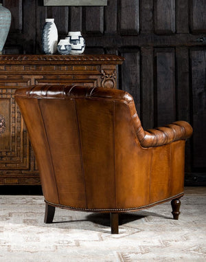 Tufted sales lounge chair