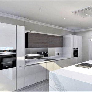 FIO Handleless Gloss White Kitchens - Figure  It Out Furniture