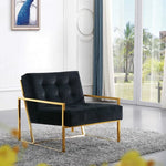 Velvet Accent Chair