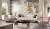 Cream Velvet Symmetrical 3pc sofa set - Figure  It Out Furniture