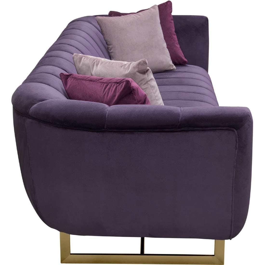 Bozza Venus Cream Velvet Sofa - Figure  It Out Furniture