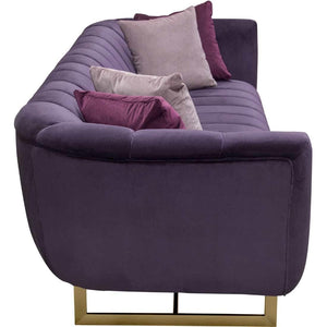 Bozza Venus Cream Velvet Sofa - Figure  It Out Furniture