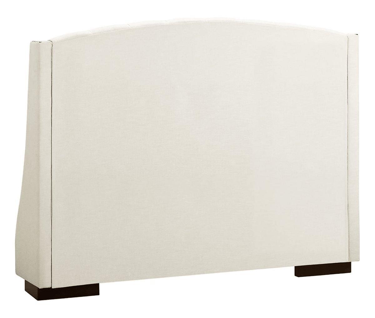 Modern Tufted Wingback Headboard - Queen - Ivory - Figure  It Out Furniture