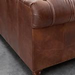 Euro Bonded Leather Chesterfield  3 Seater Sofa - Figure  It Out Furniture