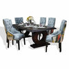 Dining table 6 upholstered chairs  (1.8mx0.9m)