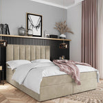 Modern Upholstered Bed Queen Size XL