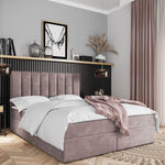 Modern Upholstered Bed Queen Size XL